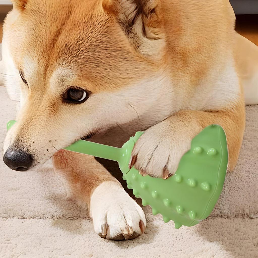 Treat Ball For Dogs Stimulating Reusable Dog Treat Puzzle Reusable Enrichment Game Foraging Ball Plant Design For Large Medium