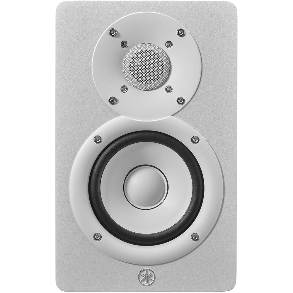 YAMAHA YAMAHA Powered Studio Monitor Speaker Pair Compact White HS4W