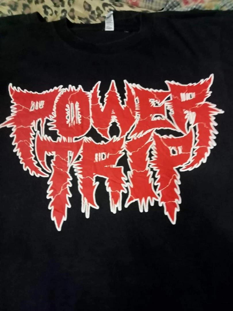 Power Trip Logo T-Shirt Metal Band Thrash Metal Concert Tee Unisex S-5XL 2XL