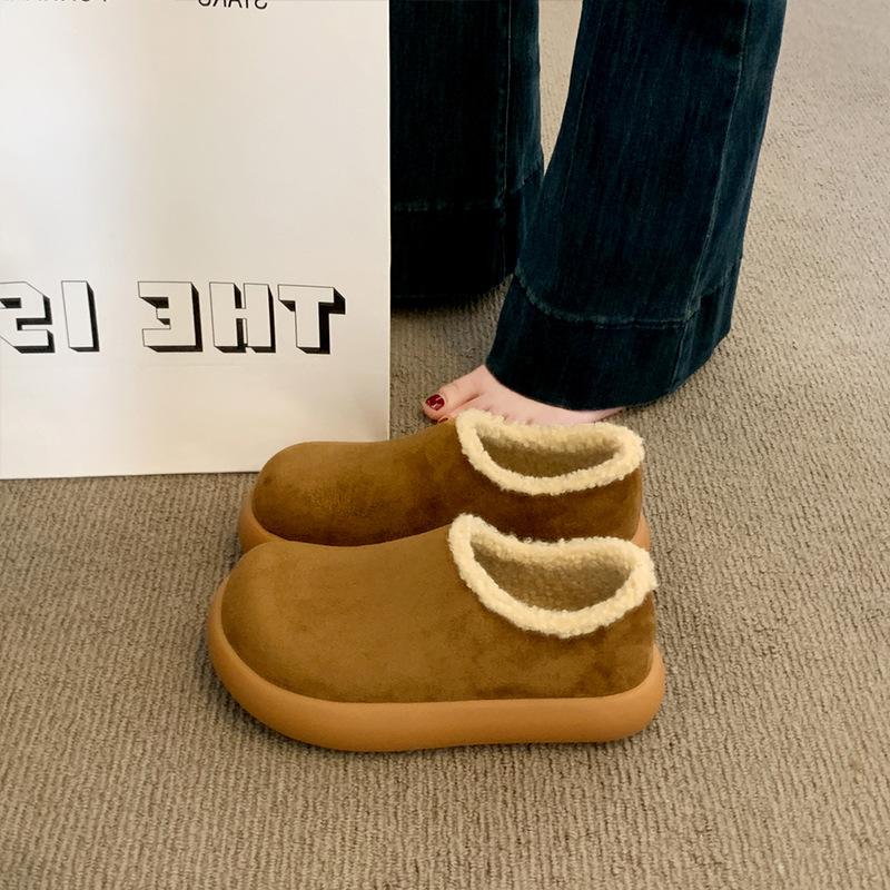 Women's Thick-soled Fashion Footsteps Winter Lightweight Warm Anti Cold Snow Boots Non-slip Casual Sneakers Cotton Boots