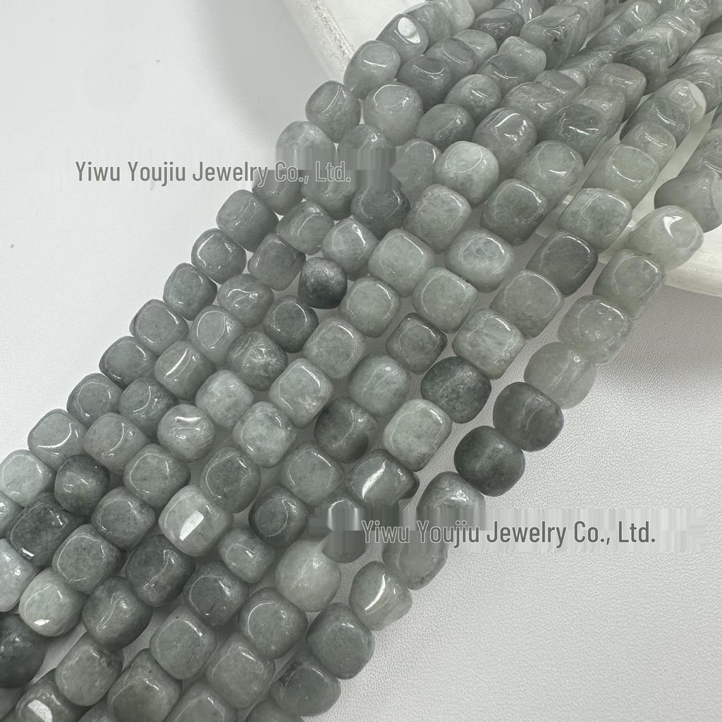 Square Weathered Sugar Cube Stone Beads - DIY Bracelet & Jewelry Accessories