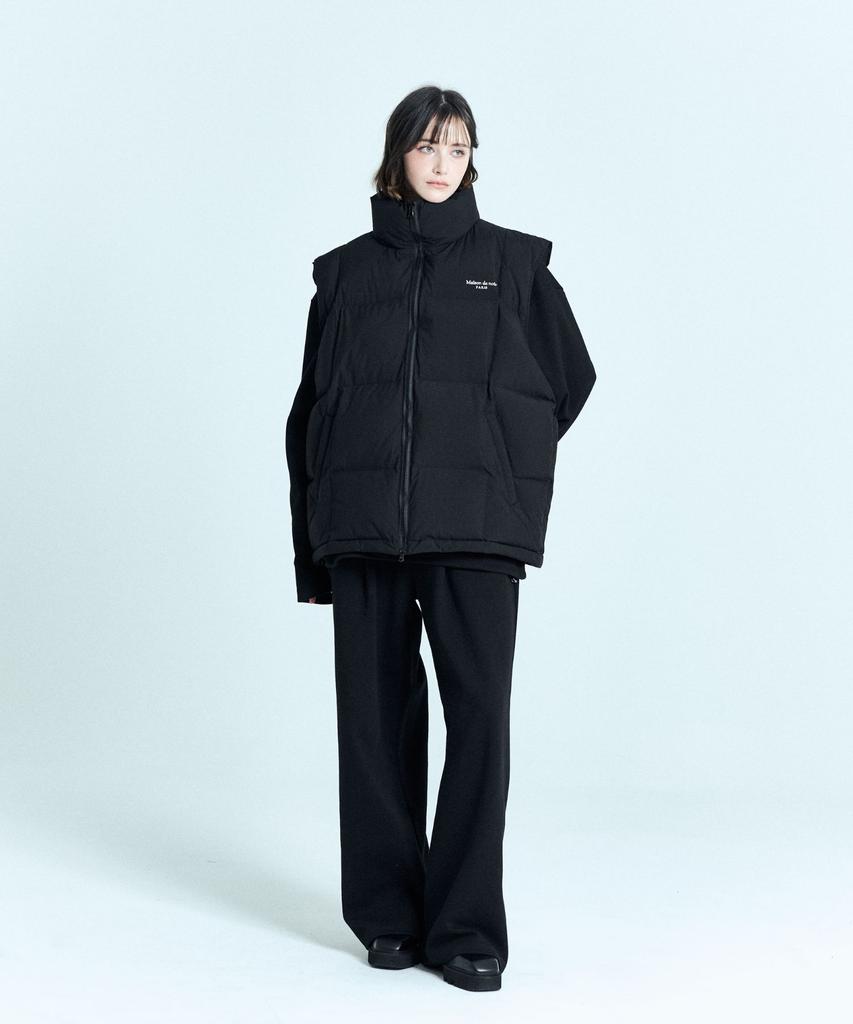 Maison De Noir Emblème Quilted Duck Down Vest