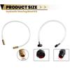 2pcs Marine Hydraulic Steering Fill Kit Hydraulic Vent Plug and Fill Fitting Set for Most Marine Outboard Motor Systems