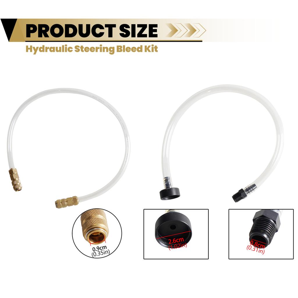 2pcs Marine Hydraulic Steering Fill Kit Hydraulic Vent Plug and Fill Fitting Set for Most Marine Outboard Motor Systems