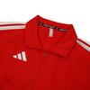 adidas Klasyczna Kurtka Sportowa z Trzema Paskami Wygodna Codzienna Kurtka Unisex Czerwona TR30JR2CS-RW
