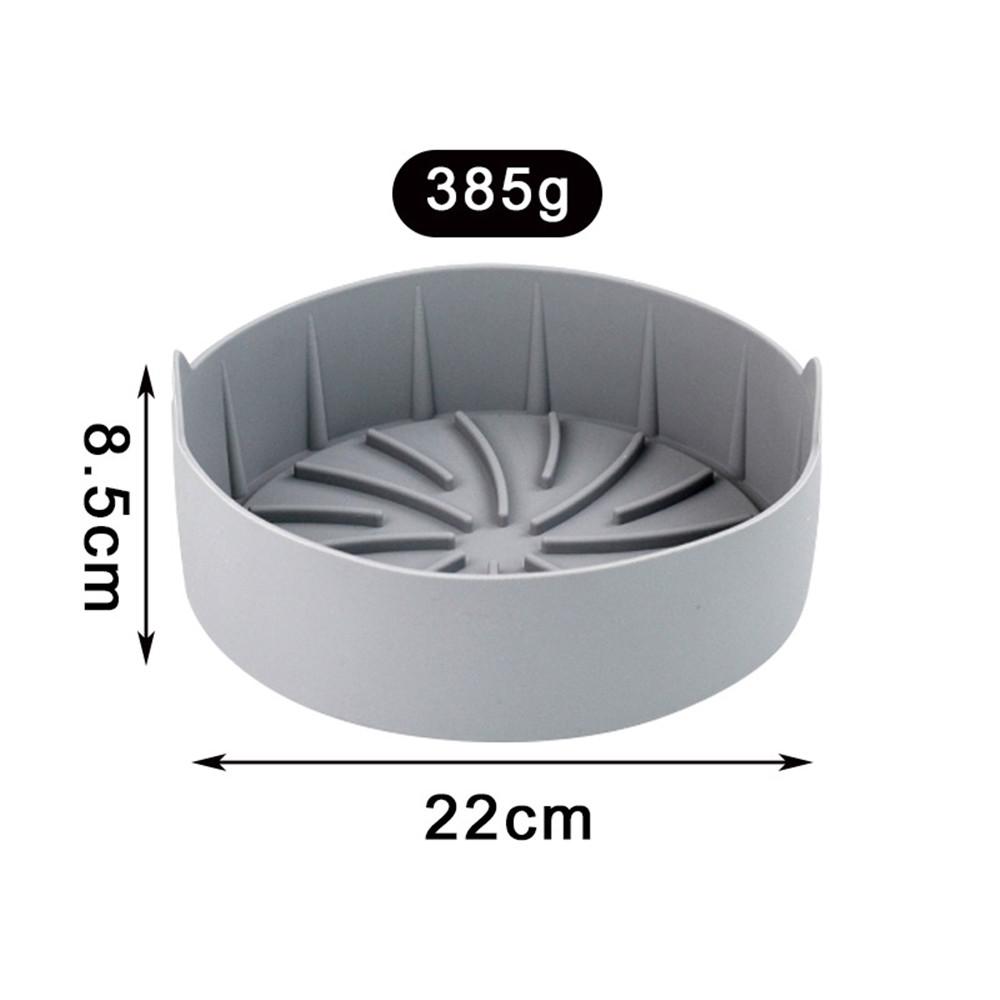 Silicone Air Fryer Pot Square round Airfryers Oven Baking Tray Bread Fried Chicken Pizza Basket Mat Kitchen Accessory