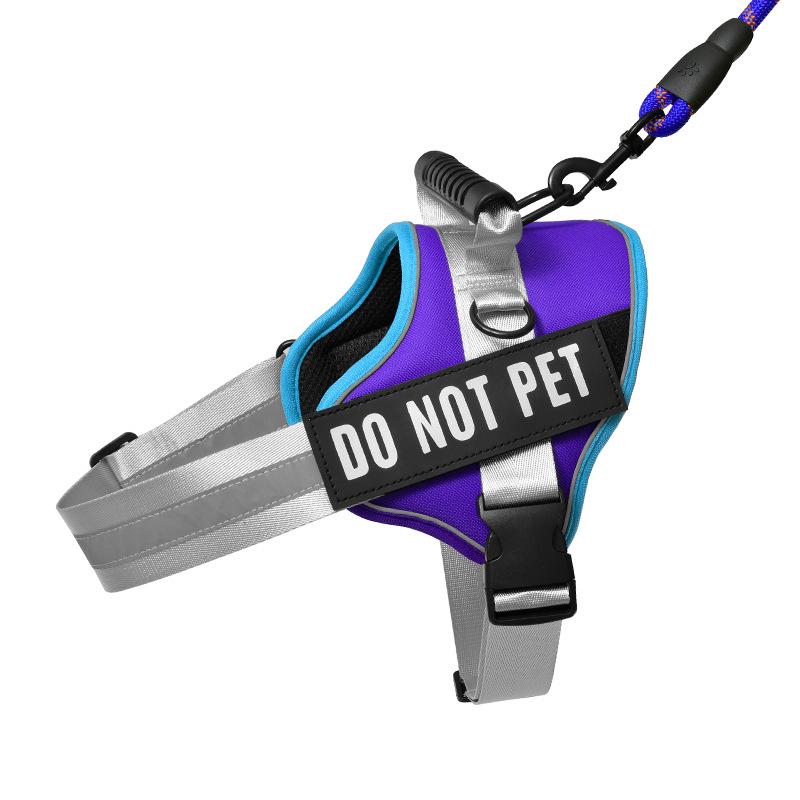 Dog Leash Chest Strap Vest Type Large  Medium and Small Dog Reflective Comfortable and Breathable Dog Leash Pet Supplies