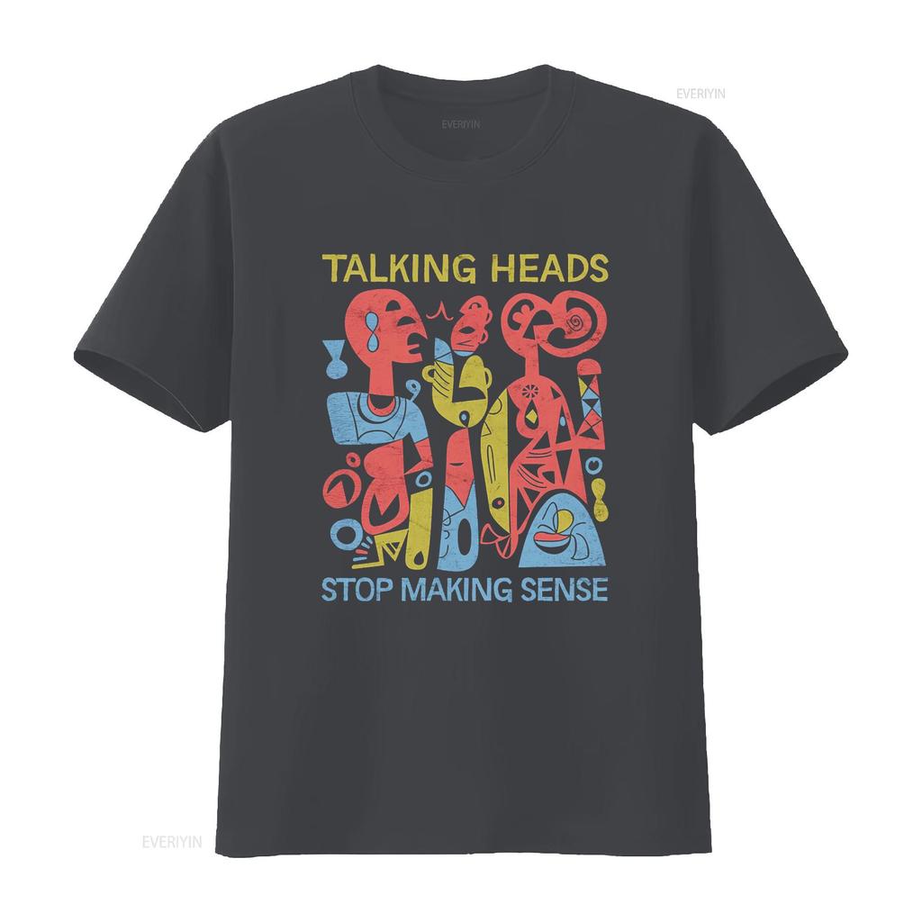 Neu mit Etikett Talking Heads Musik St0p Making Sense T-Shirt Vintage gewaschen Stilvoll Vielseitig Atmungsaktiv Herren Streetwear Freizeit Dehnbar