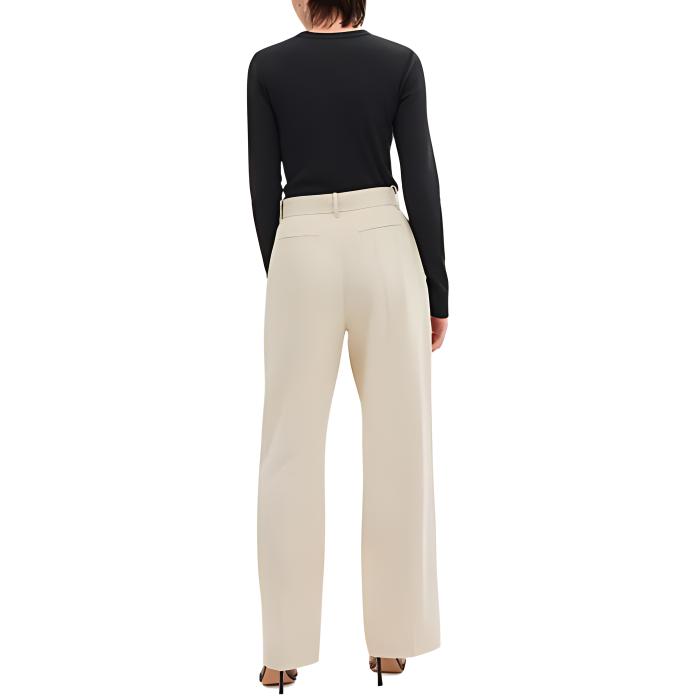 Coach Embroidered Ribbed Crew Neck Long Sleeve Shirt Women tops Black CU436-BLK