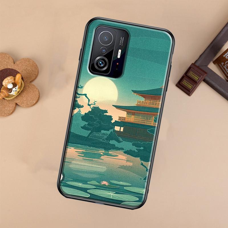 Japanese Style Art Case For Xiaomi 13 14 Ultra 11T 12T 13T 14T Pro POCO X7 Pro X3 X5 X6 F3 F5 F6 M6 Pro Cover
