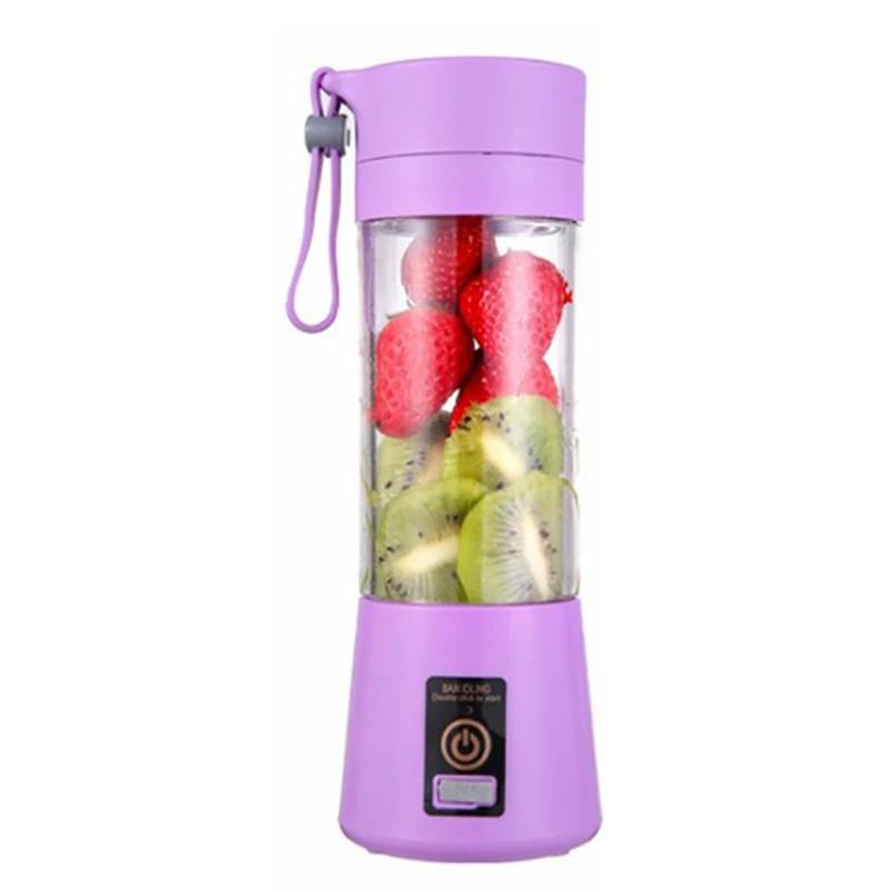 Portable Mixer Mini USB Rechargable Food Processor Electric Juicer Handheld Smoothie Maker Juicer Extractor Kitchen Accessories