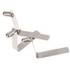 10Pcs Clipes de mola Tubo de travamento Pino de pressão Clipe para mastro de barraca Caiaque Remo 6mm para mastro de barraca Prancha de remo Acessórios de acampamento