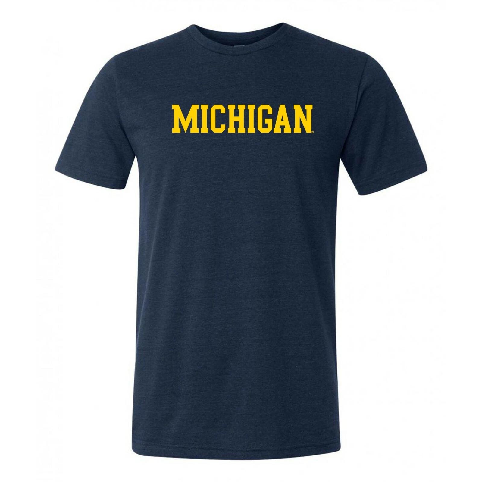 Michigan Wolverines Basic Block Triblend T-Shirt L