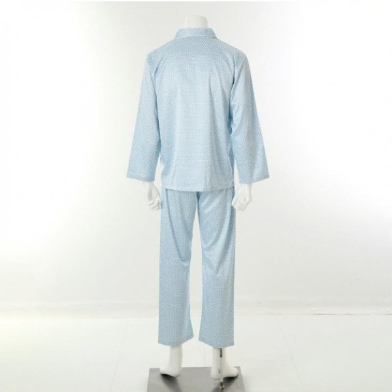 Venus Soft Silk Feel PaStel Geometric Print Men S Pajama Set Vpaa202m