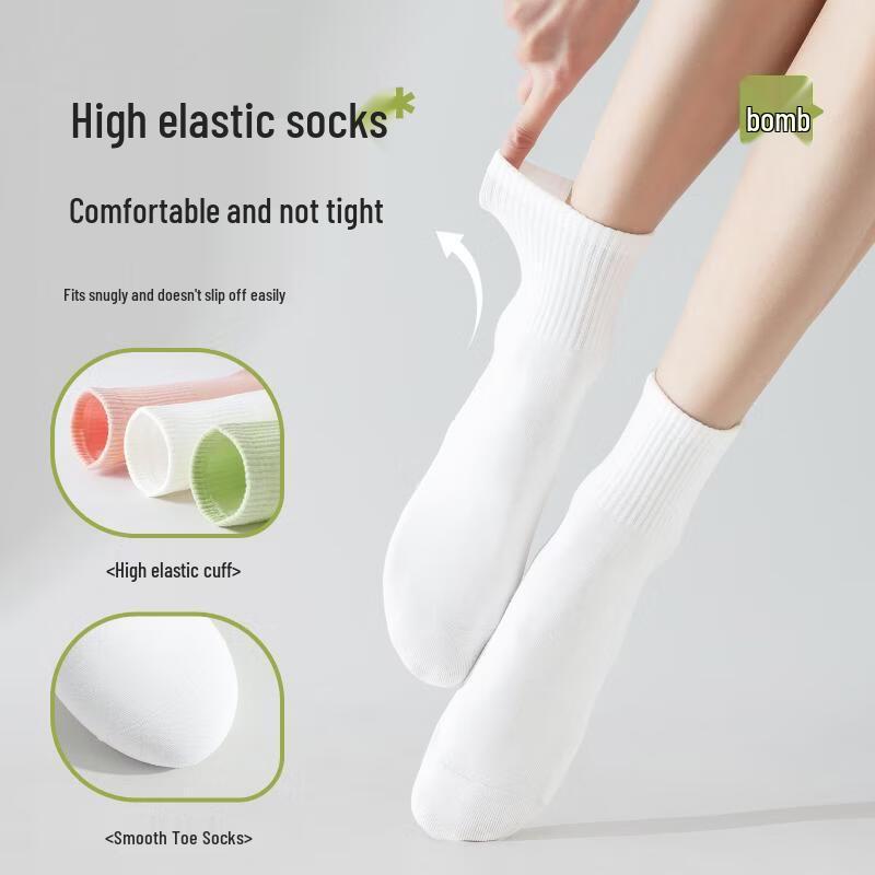 KaShicong Unisex Thickened Pure Cotton Disposable Socks
