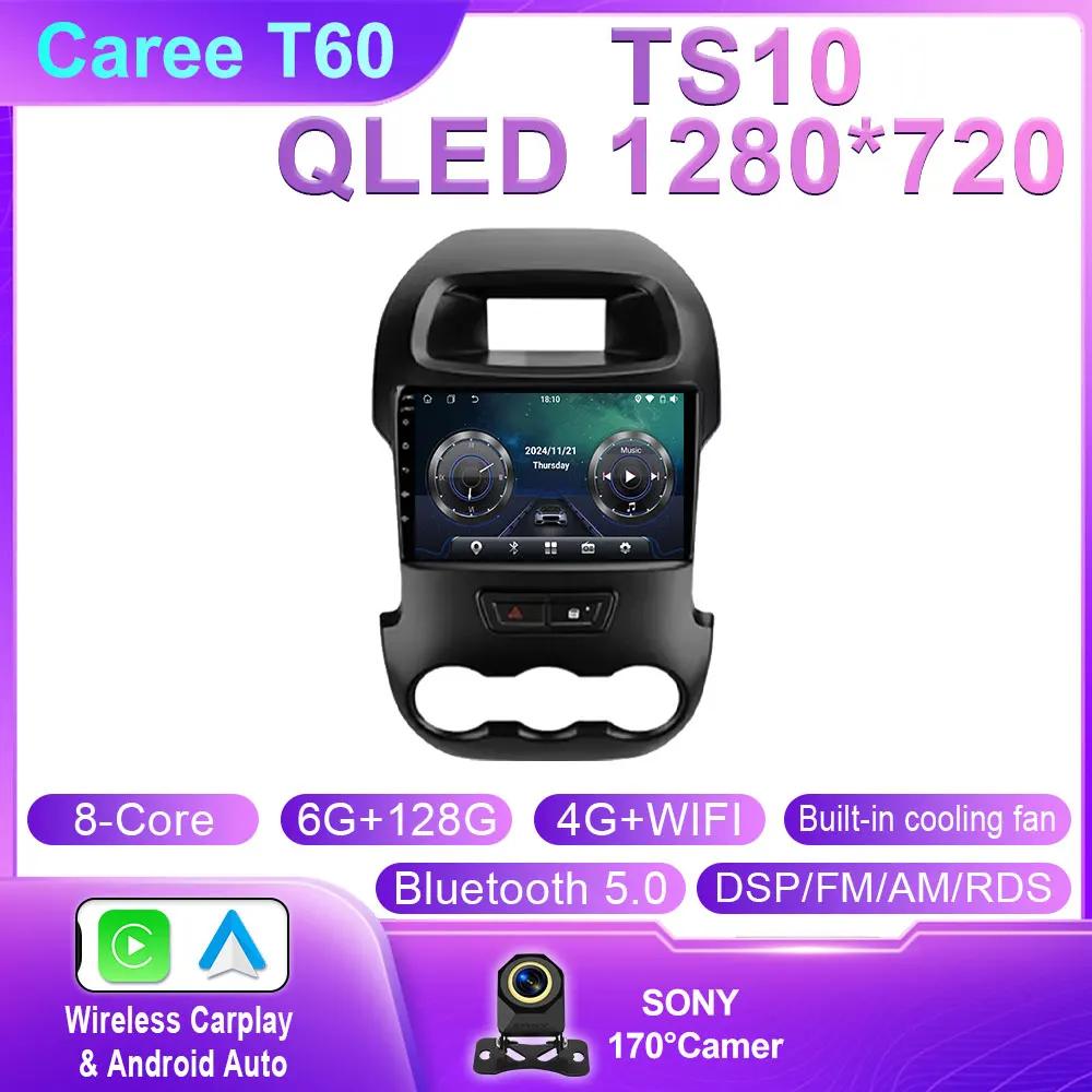 Android 14 For Ford Ranger 2012 2013 2014 2015 Car Radio Stereo Auto DSP Carplay GPS Navigation Player Video WIFI 4G BT No 2 Din