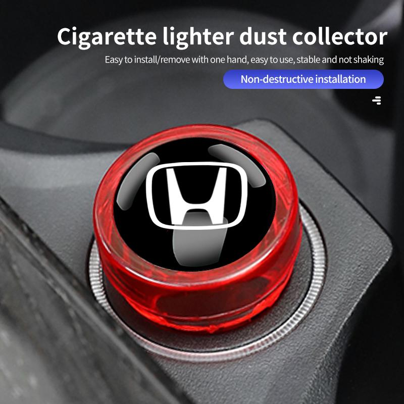 tclsh2 Car Cigarette Lighter Protective Cover Dust Plug Accessories For Honda Civic Fit Jazz Accord Pilot CRV Odyssey Passport City