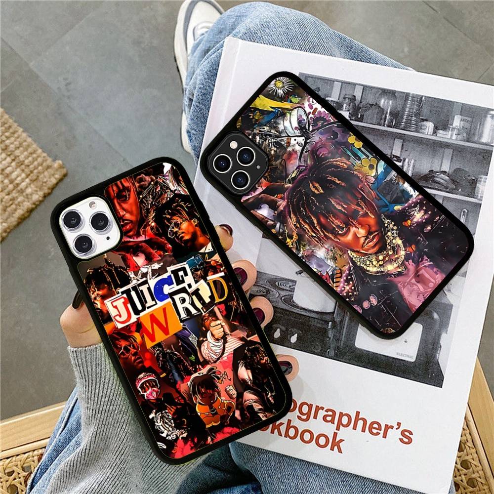 Rapper J-Juice Wrld Phone Case Wireless Charging PC+TPU For IPhone 11 12 13 14 15 16 17 Pro Max Plus Case