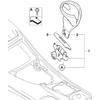 Abnehmbarer Vordersitz-Getränkehalter für BMW 135i 128i X1 E81 E82 E87 Mittelkonsolen-Getränkehalter-Kit 51160443082 51169144632