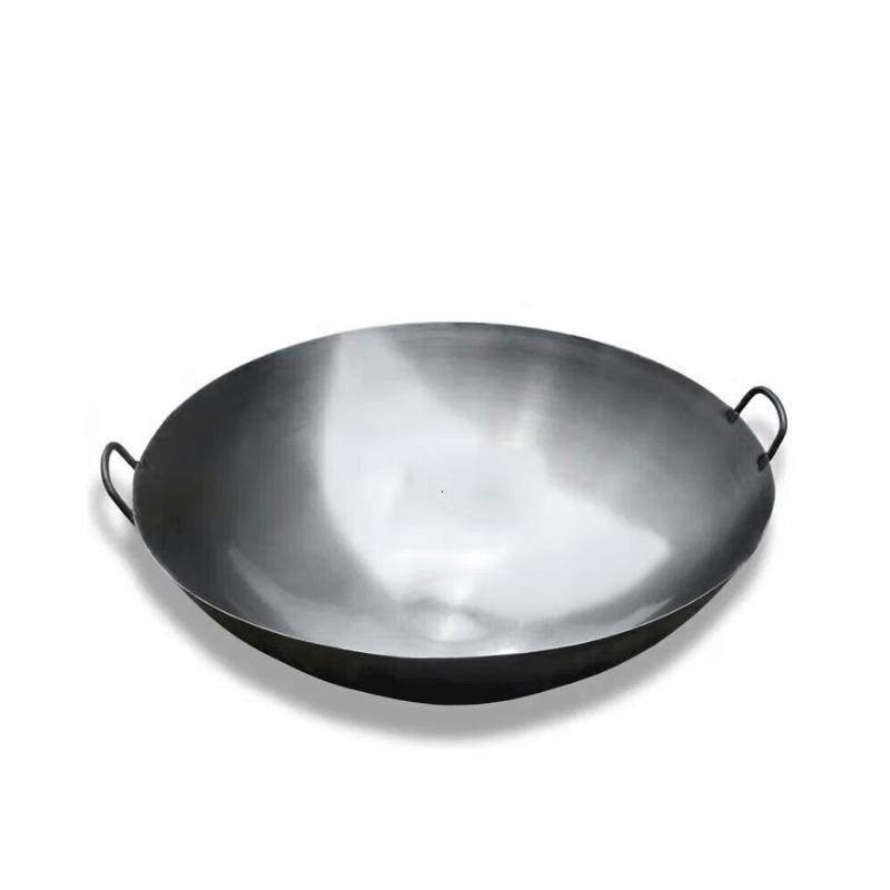 LIJIA Commercial Double-Handle Wrought Iron Pot