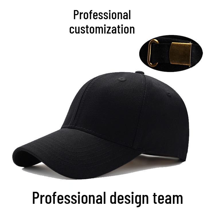 Gorra de Béisbol de Algodón Puro Personalizada con Logo - Gorra de Sol Infantil Bordada de Visera de Pato