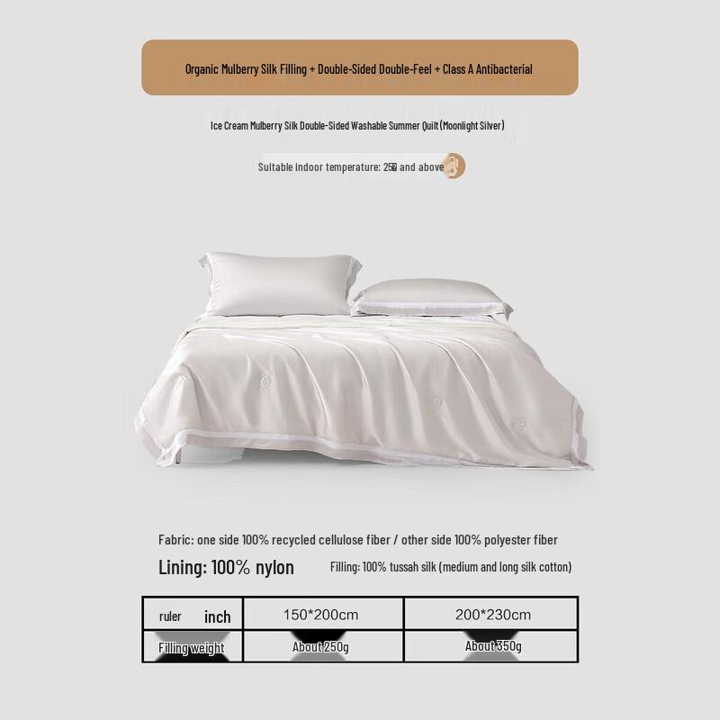 

Mercury Home Textiles Silk Cooling Comforter