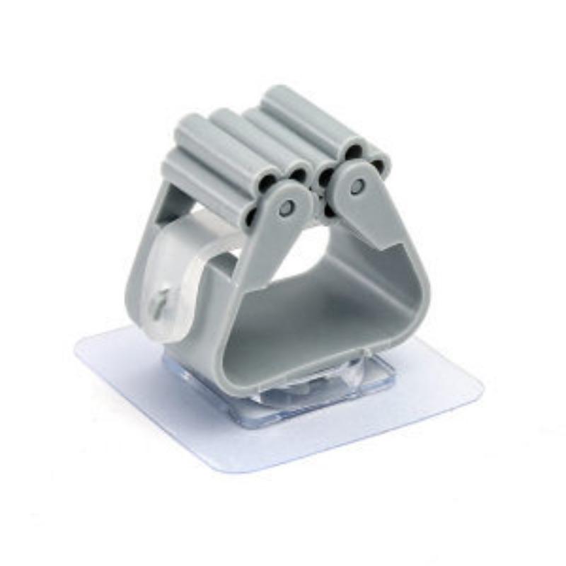 

Bathroom Mop Hook - No-Drill No-Mark Solution 1PC серый