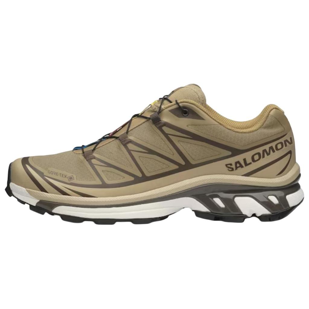 SALOMON Xt-6 Gtx Comfortable Soft Trail Running Shoes Unisex Sneakers Brown 479750