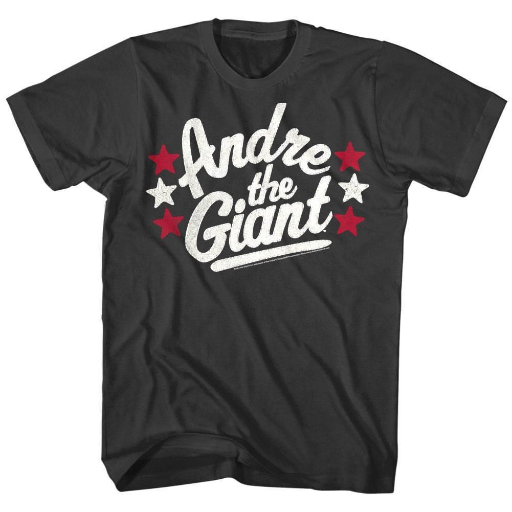 Andre the Giant Retro Stars Logo Men T Shirt L