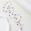 Crystal Charm Necklace Long Y-Shaped Chain Fringe Collarbone Chain Elegant Accessory for Parties and Everyday Wear