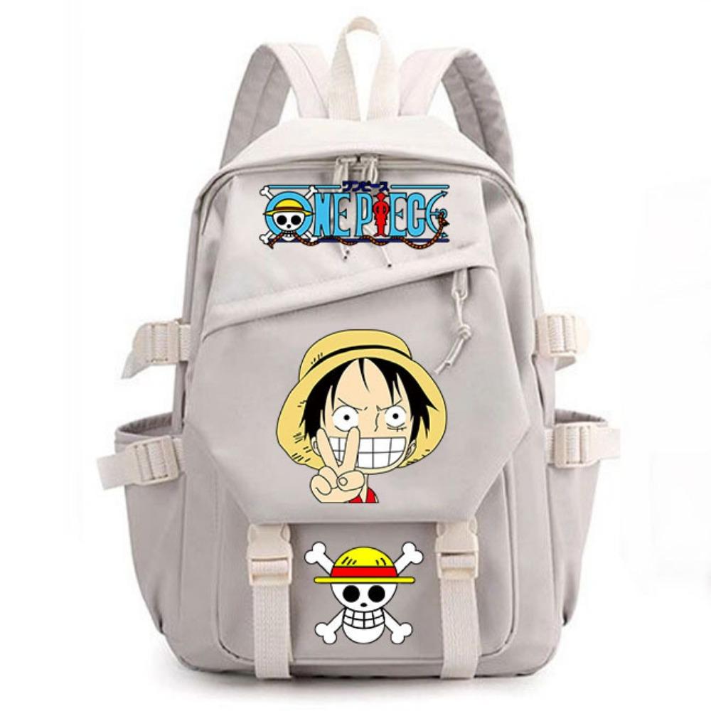 Anime ONE PIECE Schoolbag Children's Backpack Primary School Bag Male and Female Junior High School Students College Students Campus Backpack