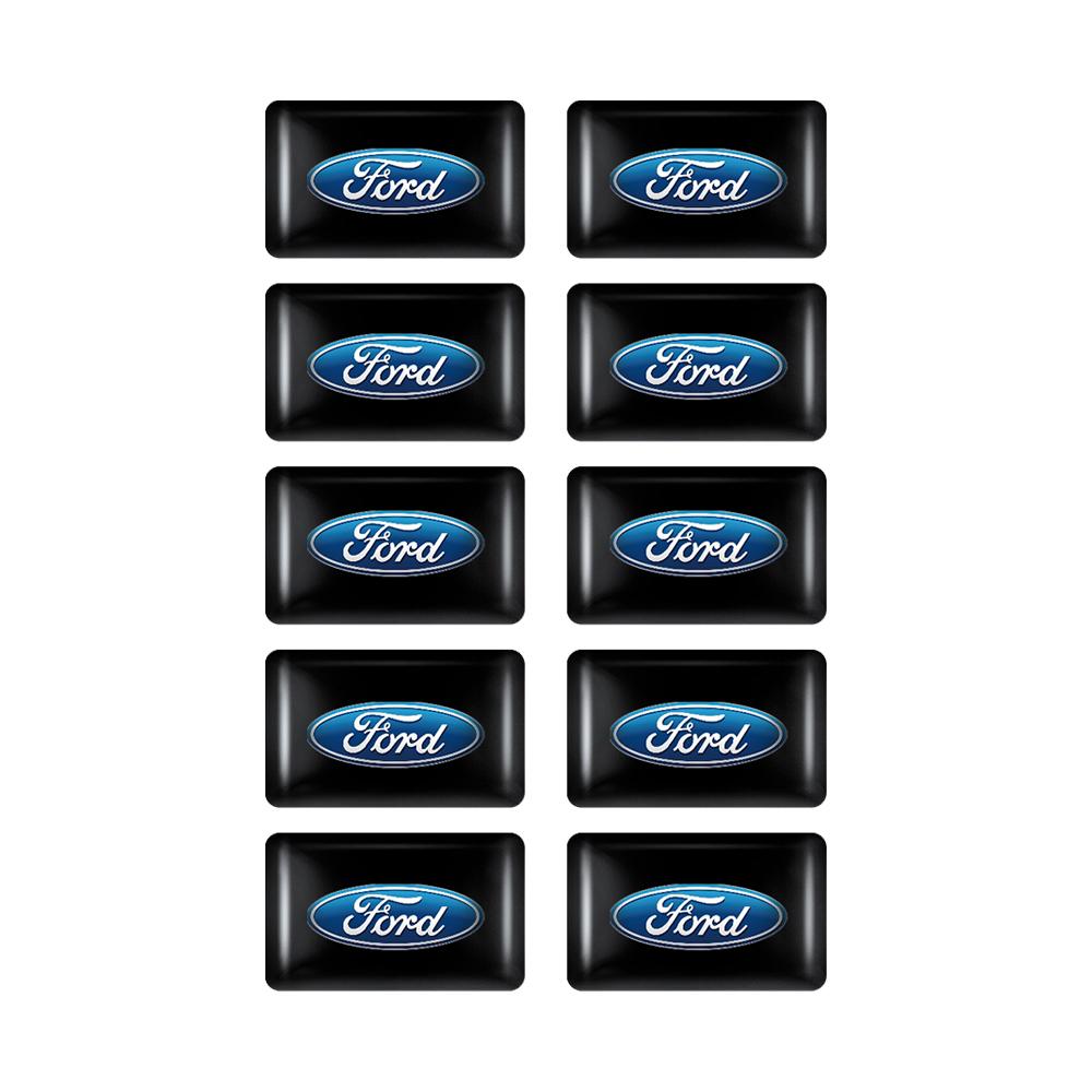 AKN1 10/20pcs Car Interior Sticker Home Office School Computer Badges For Ford Ranger Focus Mustang S-MAX Transit Mondeo Fusion Fiest