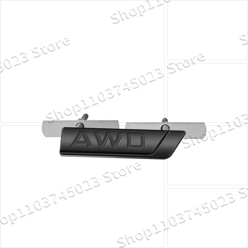 1Pc 3D Metal AWD Logo Car Front Grille Emblem Sticker Decor For Coolray Emgrand Panda Tugella Trunk Rear Tailgate Accessories