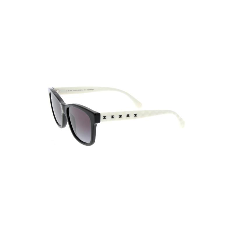 

CHANEL micro logo decoration - rectangular sunglasses women s two-color чорний