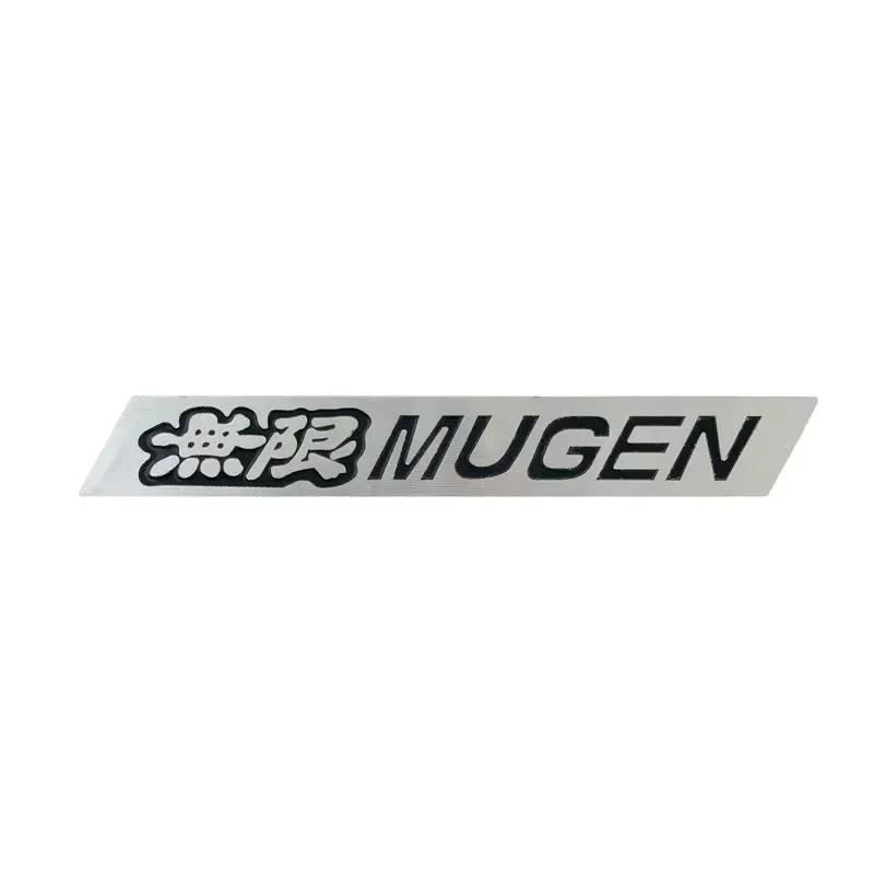 3D Aluminum Alloy Mugen Logo Rear Trunk Fender Emblem Badge Car Sticker Decals For Honda Civic Type R Accord Integra CRV Fit