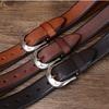 New Retro Washed Extra Thick Outdoor First Layer Cowhide Belt Men's Casual Belt Men's