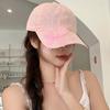 Polka Dot Bow Lace Baseball Cap Spring and Summer Wide Brim Sunshade Sunscreen Cap Sweet Versatile Cap Women