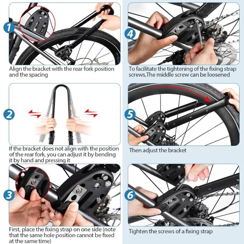 Universal Bike Cargo Rack Tool  Assembly 30kg Capacity  Aluminum Construction