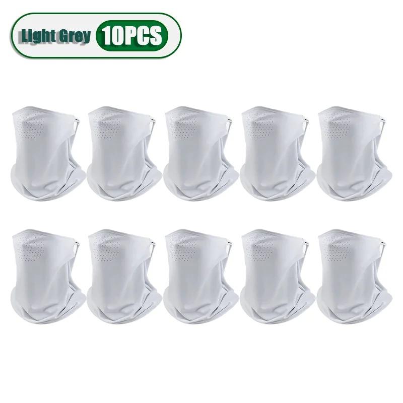 Summer Sunscreen Ice Silk Mask Neck UV Protection Face Cover Sunscreen Face with Brim Outdoor Cycling Sun Protection Hats Caps