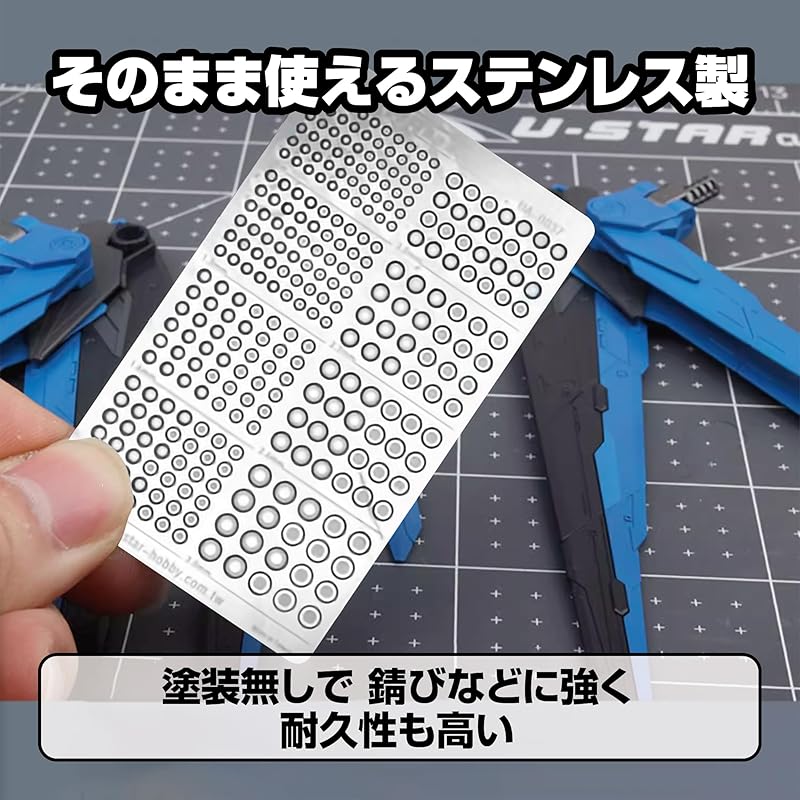 Felimoa metal parts For plastic models decoration Detail up 2 types set (Set B)