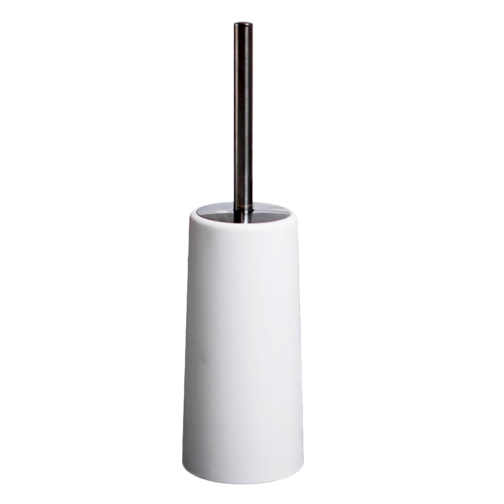 

Toilet Brush Set Bathroom Cleaning Holder Standing Stainless Steel Home