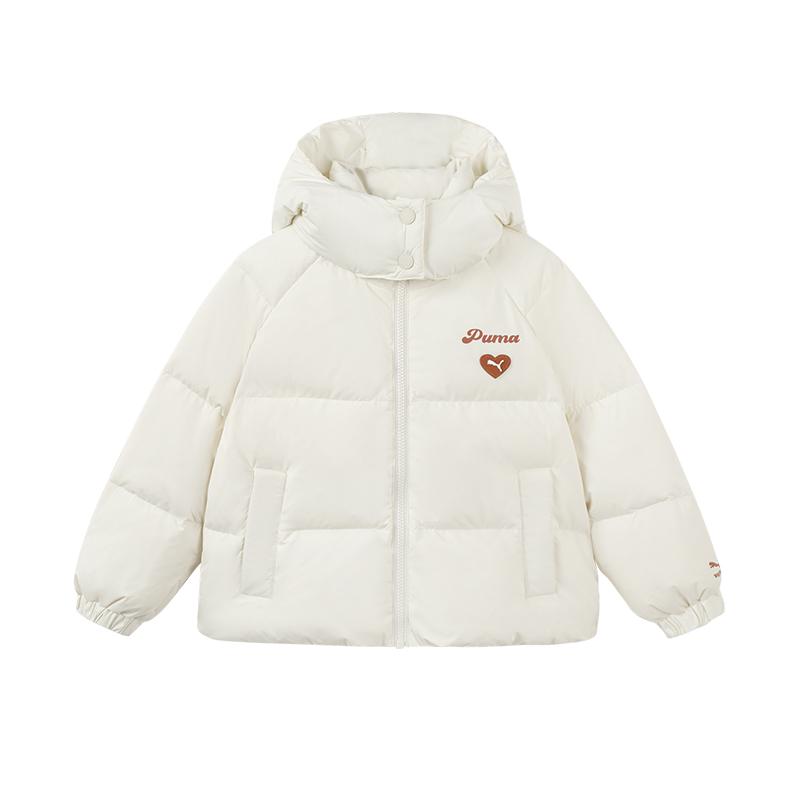 PUMA Down Jacket Sportstyle Ecru Children Aged 3 7 Years Old 353424107003-10101 140