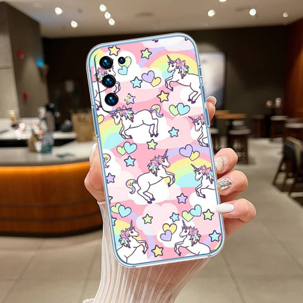 Cartoon Unicorn Phone Case for Motorola G14 G15 G24 G30 G31 G32 G34 G41 G42 G51 G52 G50 G60S G60 G62 G72 G71 G73 G84 G85 G200 E32