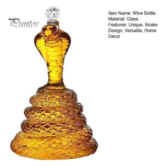 Snake Whiskey Decanter Funny Animal Bottle for Whiskey Lovers Whiskey Storage Container Housewarming Gift for Whiskey Enthusiast Dad Husband Boyfriend