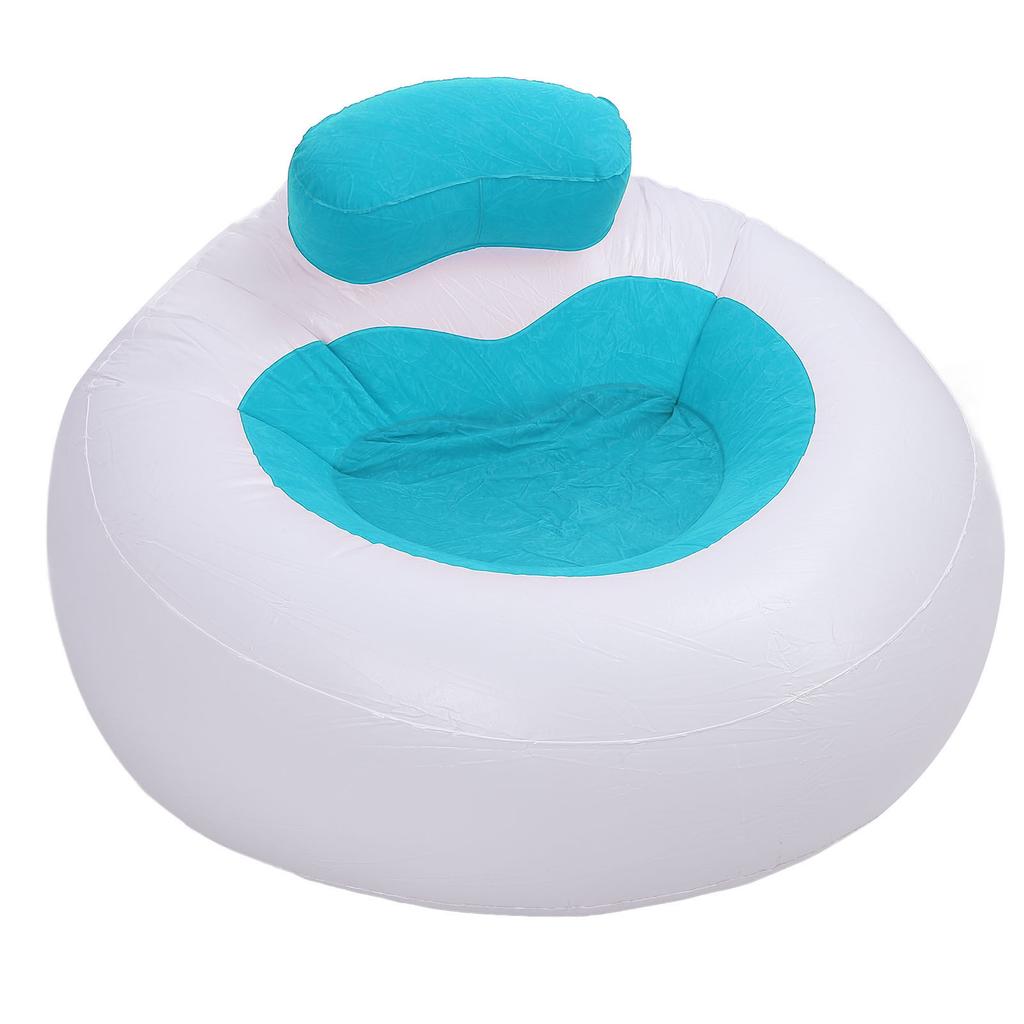Inflatable Chair Comfortable Supportive Heart Shape Decorative Plush Chair for Bedroom Living Room