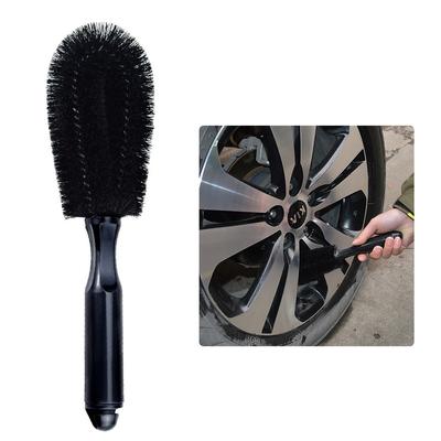 PP Wheel Brush Car Tire Cleaning Brushes Tools Car Rim Scrubber Cleaner Duster Handle Motorcycle Truck Wheel Car Detailing Brush