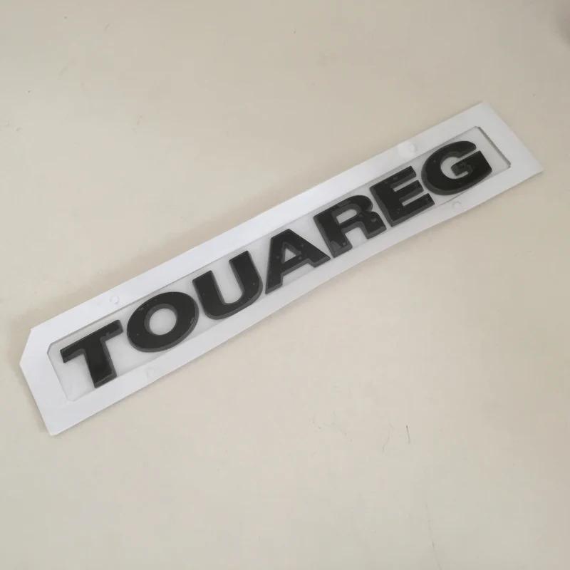 1pcs 3D ABS TOUAREG Car Letters Rear Bumper Trunk Emblem Sticker Badge Decal styling auto Accessories