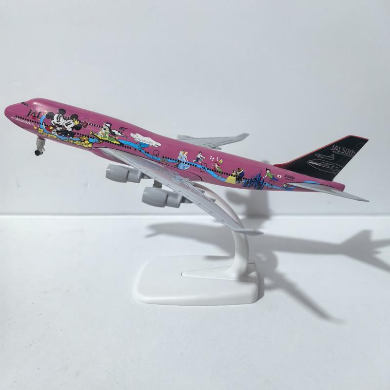 Jason Tutu 20cm Jal Japan Airlines Boeing 747 Aircraft Model Planel Airplane Diecast Metal Planes Collect Gifts