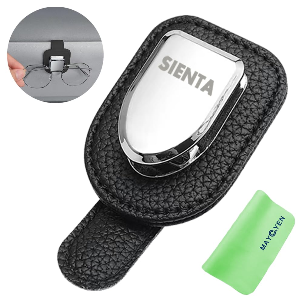 Specialized Toyota Car Glasses Holder Leather Sunglasses Glasses Ticket Card Clip Holder Glasses Clip