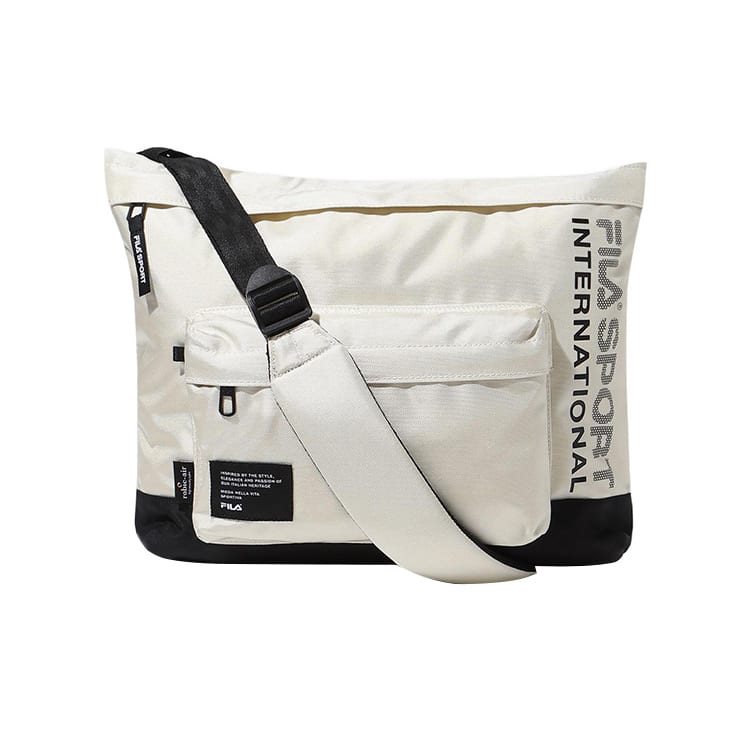 FILA Nylon Shoulder Bag, Crossbody Bag Regular Unisex FS3BCF5334X-CRM